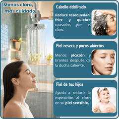TU DUCHA MALTRATA TU PIEL Y CABELLO